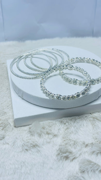 Royal Traditional Bangels with Kara Set