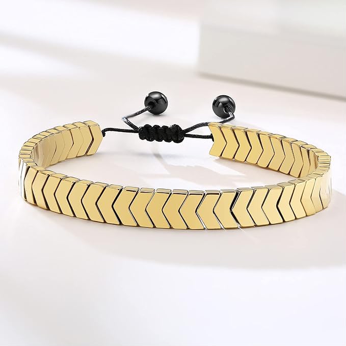 Luxury Women's Stainless Steel Stone Bracelet | Elegant Adjustable Bracelet for Girls
